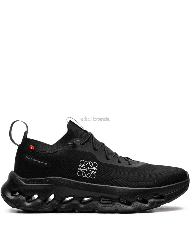 On x Loewe Cloudtilt "All Black" High-Comfort Sneakers
