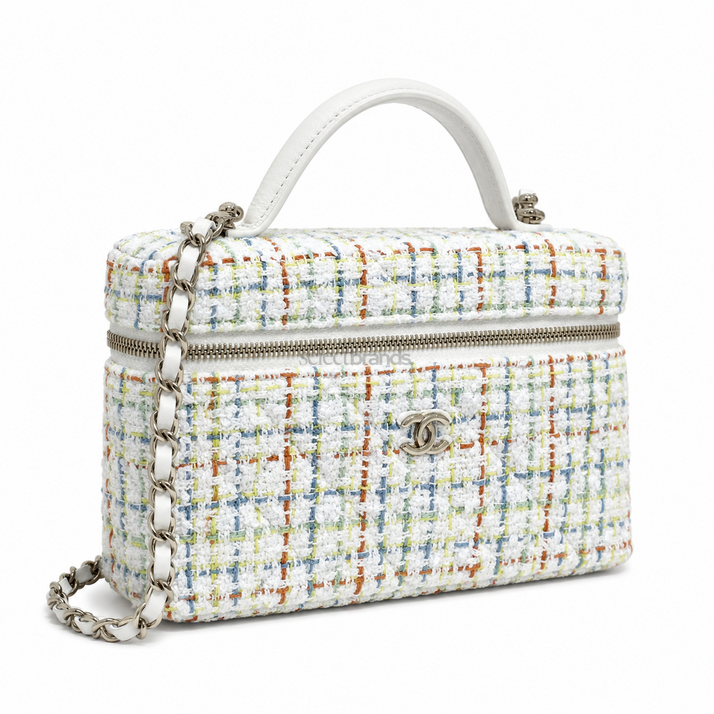 CC 2020 Tweed Vanity Case Bag