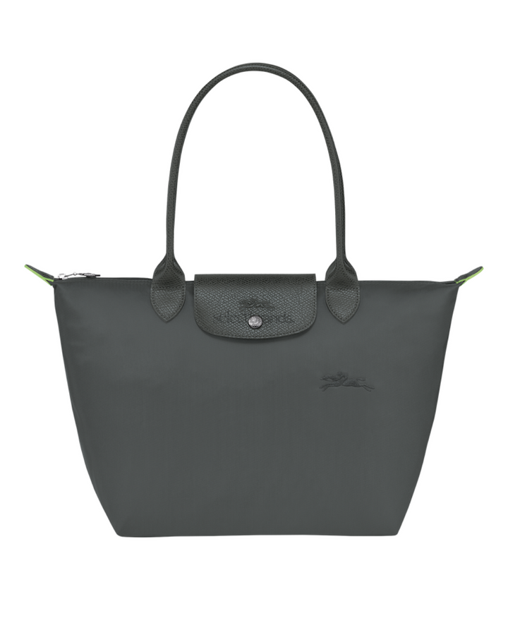 Le Pliage Green Medium Tote Bag – Graphite Gray
