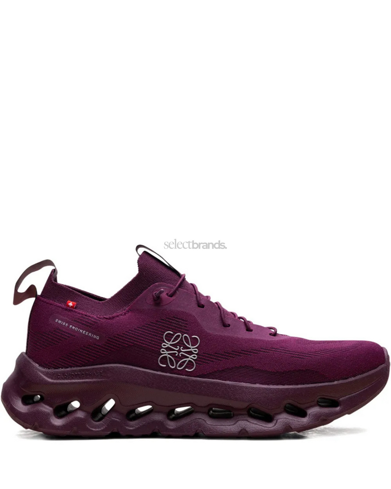 On x Loewe Cloudtilt "Damson Plum" High-Comfort Sneakers